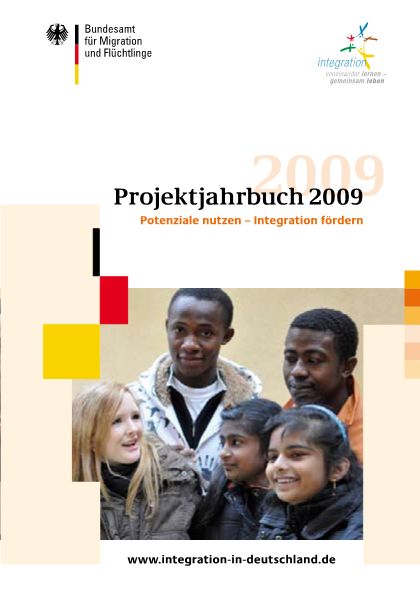 Titelseite Projektjahrbuch 2009 des BAMF